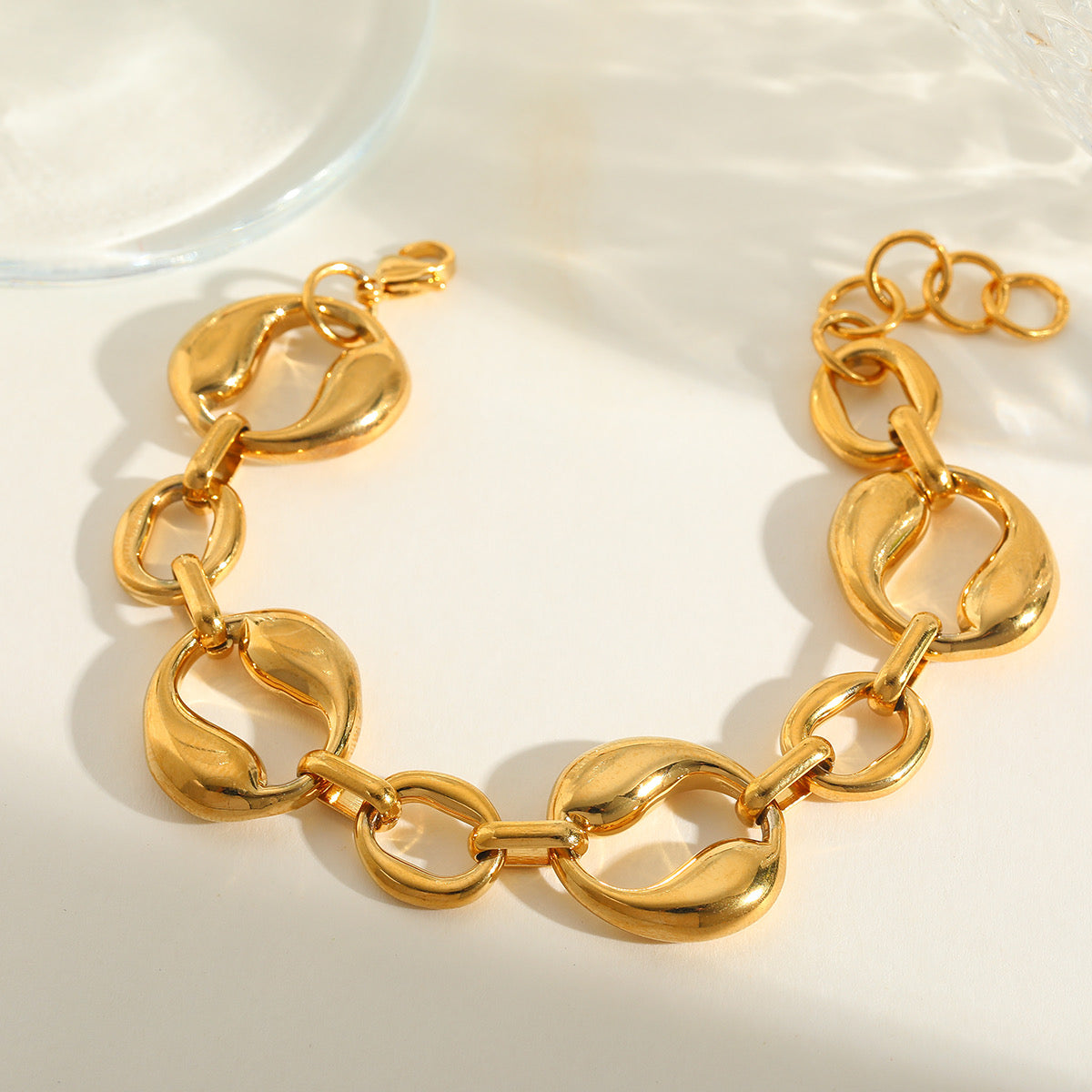 Bracelet grosses graines de café