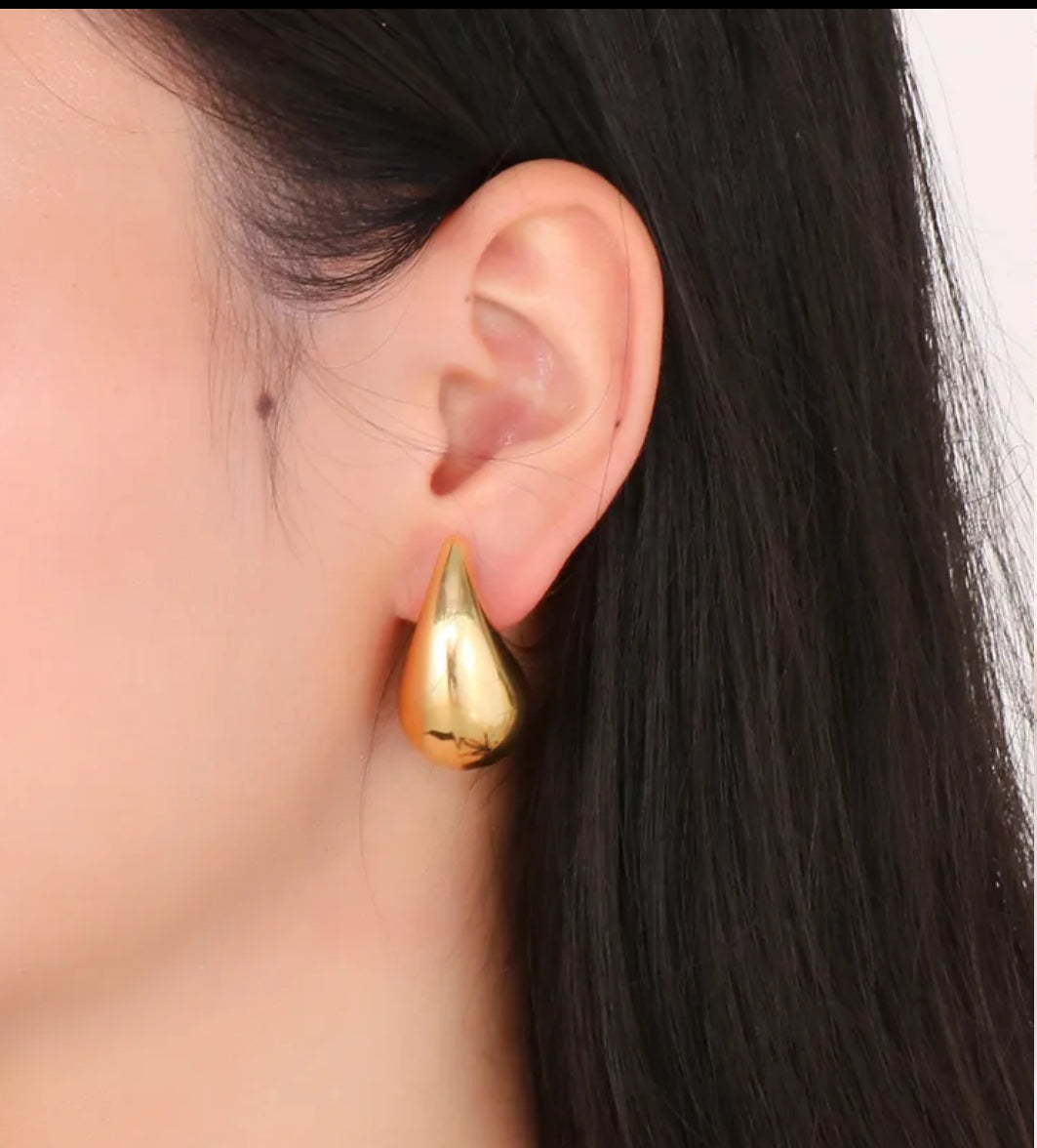 Boucles d’oreilles gouttes d’eau