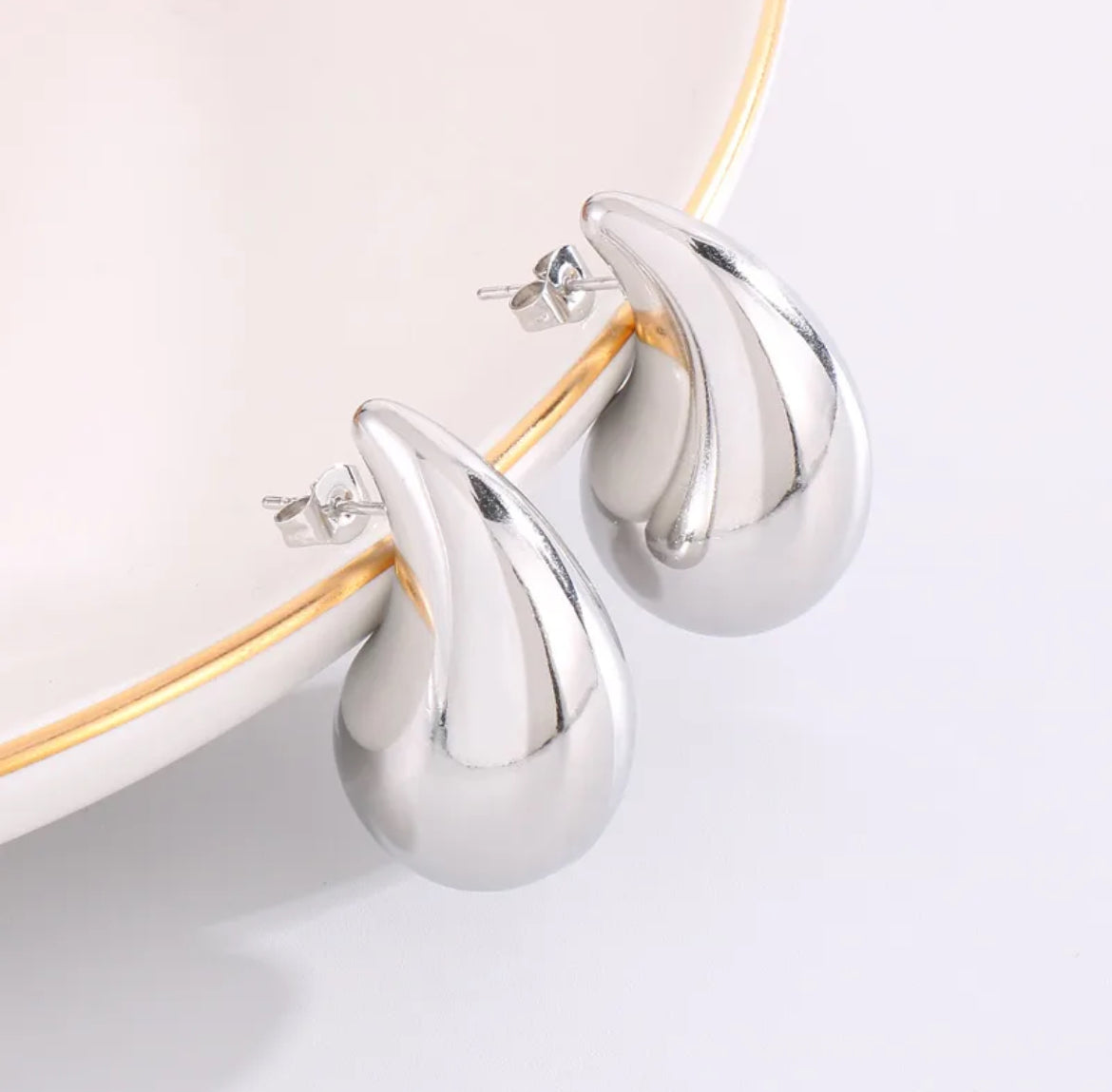 Boucles d’oreilles gouttes d’eau