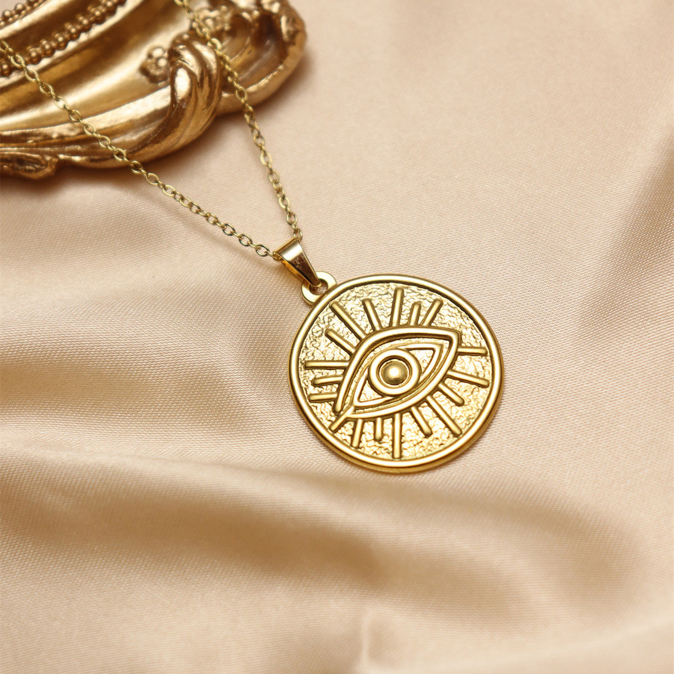 Collier œil grecque