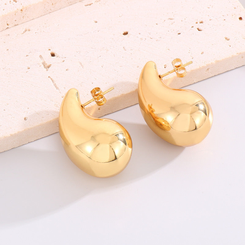 Boucles d’oreilles gouttes d’eau