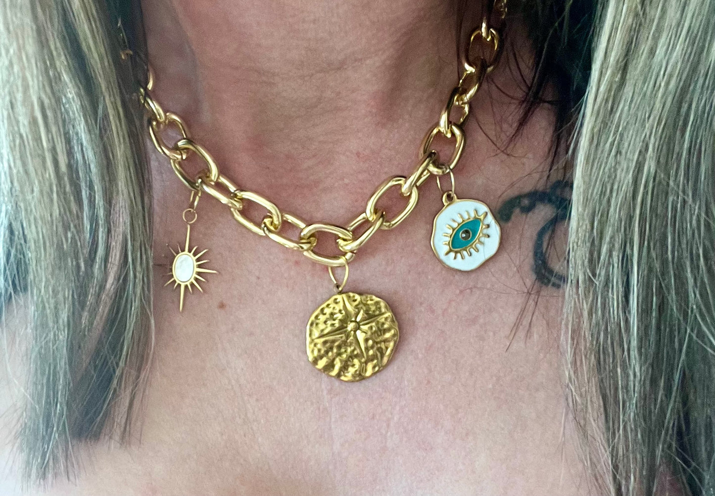 Collier œil grec