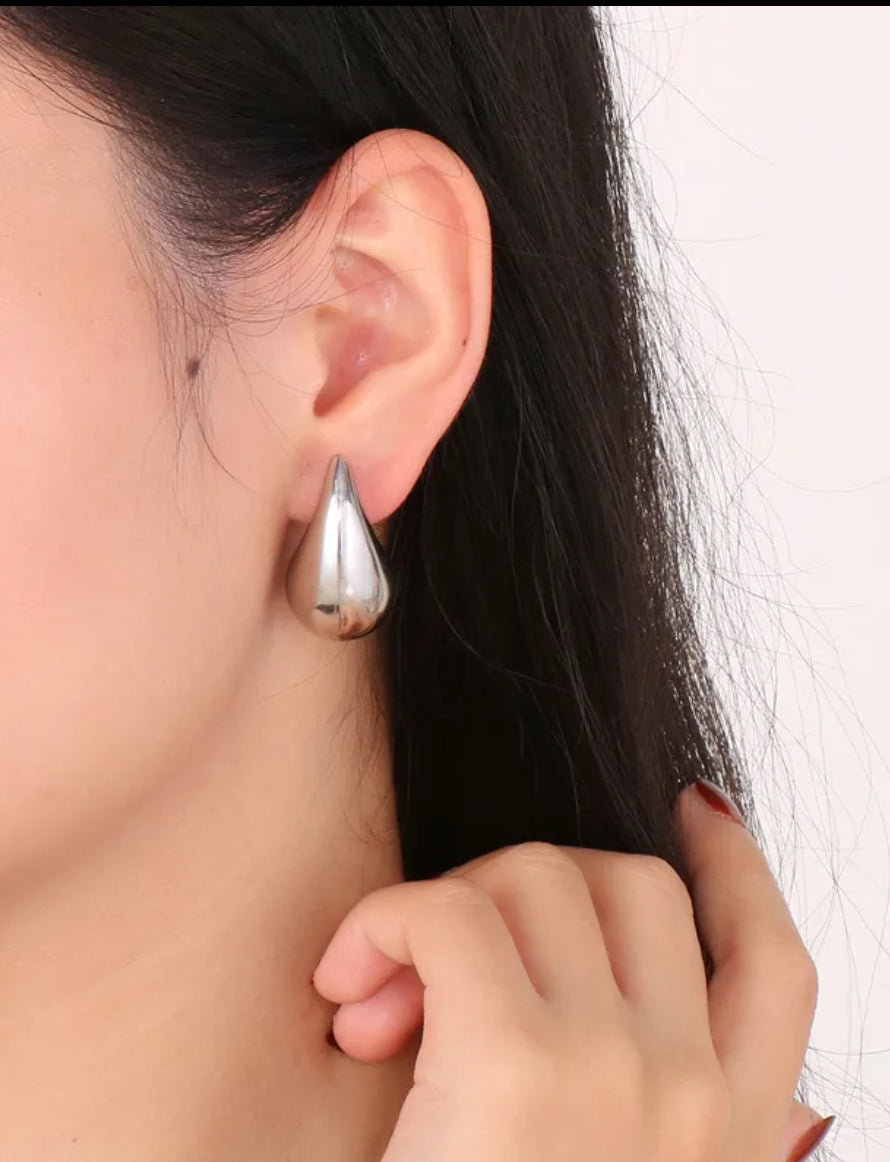 Boucles d’oreilles gouttes d’eau